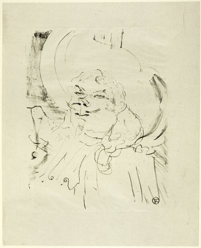 Coquelin den eldste, fra Treize Lithographys av Henri de Toulouse Lautrec
