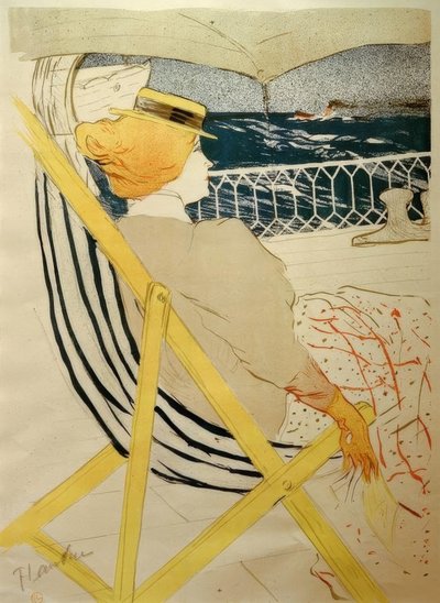 Die Reisende von Kabine 54 von Henri de Toulouse Lautrec