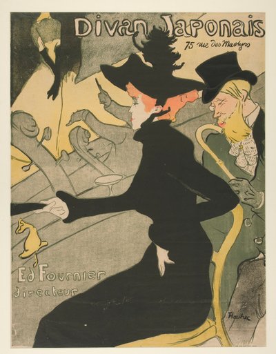 Japansk sofa av Henri de Toulouse Lautrec