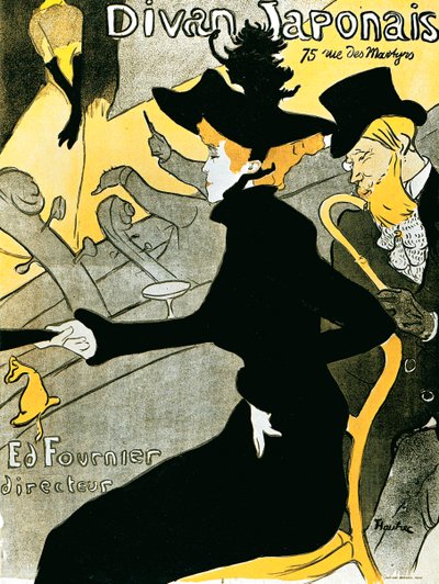 Japansk sofaplakat, 1892. av Henri de Toulouse Lautrec