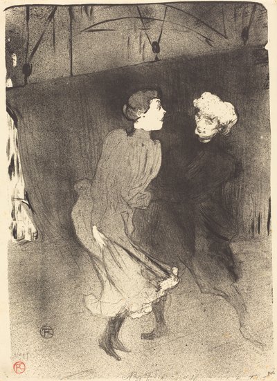 Generalprøve på Folies-Bergere av Henri de Toulouse Lautrec