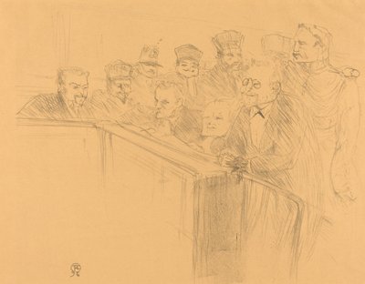 Dupas Deponeringsavsetning Dupas, 1896. av Henri de Toulouse Lautrec