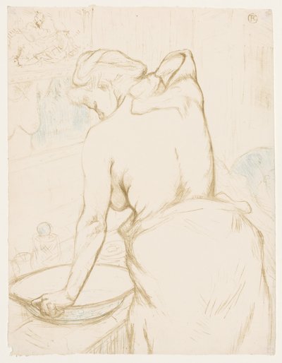 Elles: Toalettet av Henri de Toulouse Lautrec