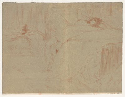 Elles: Kvinne liggende på ryggen, 1896. av Henri de Toulouse Lautrec
