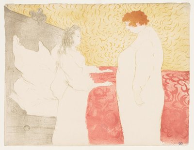 Elles: Kvinne i seng, 1896. av Henri de Toulouse Lautrec