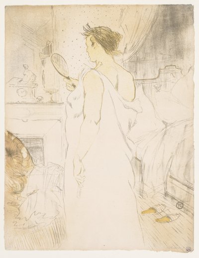 Elles: Kvinne med håndspeil av Henri de Toulouse Lautrec