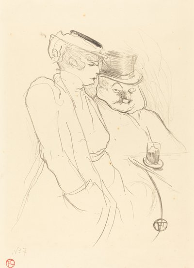 I førti, 1893. av Henri de Toulouse Lautrec
