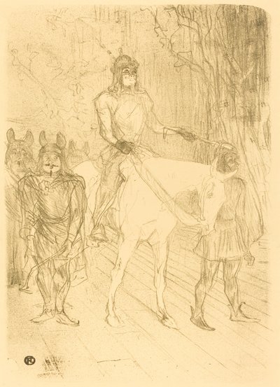 Inngangen til Brasseur i "Chilperic" av Henri de Toulouse Lautrec