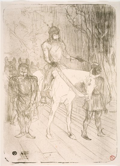 Inngang til Brasseur, i Chilpéric av Henri de Toulouse-Lautrec