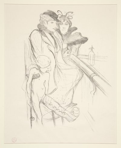 Eros vanne (Eros Vanquished) av Henri de Toulouse-Lautrec