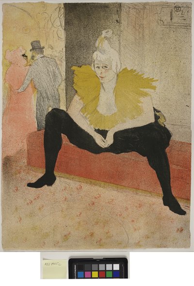 Kvinne på brettet, frokost, Madame Baron og Mademoiselle Popo av Henri de Toulouse-Lautrec