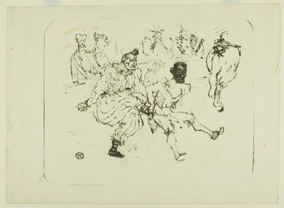 Footit og Chocolat av Henri de Toulouse Lautrec