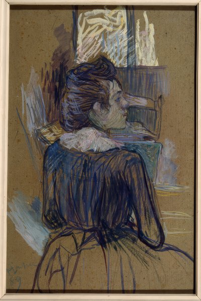 Frau am Fenster von Henri de Toulouse Lautrec