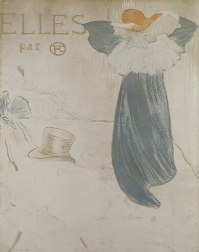 Frontispice for "Elles", 1896 av Henri de Toulouse Lautrec