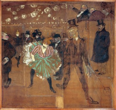 H. Toulouse-Lautrec, Tanz im Moulin Rouge von Henri de Toulouse Lautrec