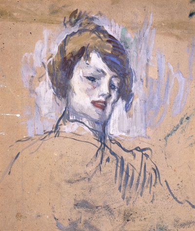 Kopf einer Frau, 1896 von Henri de Toulouse Lautrec