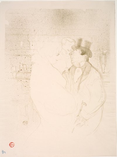 Ida Heath au Bar av Henri de Toulouse-Lautrec