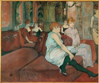 Jeg er Salon der Rue des Moulins av Henri de Toulouse Lautrec