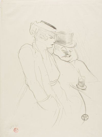 I førtiårene av Henri de Toulouse Lautrec