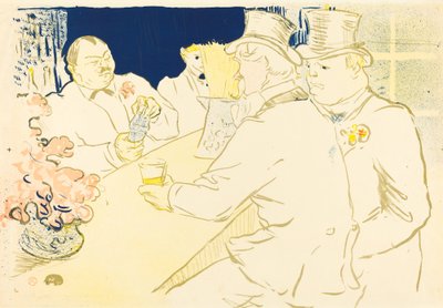 Irsk og amerikansk bar, rue Royale av Henri de Toulouse Lautrec