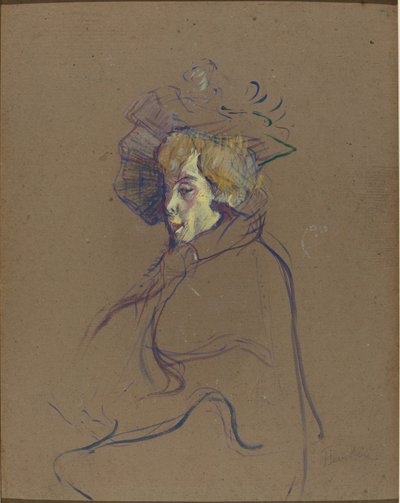 Jane Avril, 1892. av Henri de Toulouse Lautrec