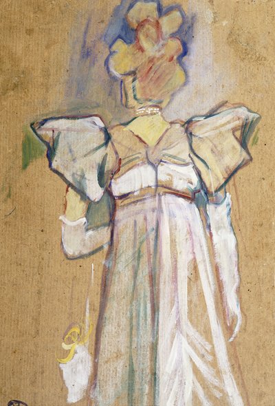 Jane Avril, 1893 von Henri de Toulouse Lautrec