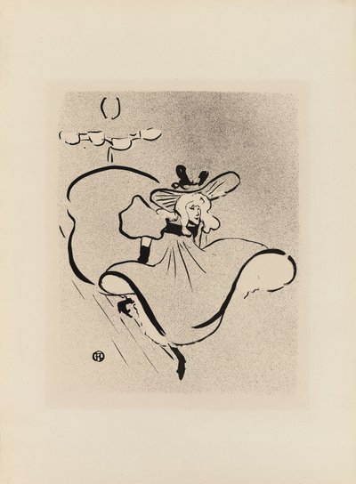 Jane Avril, fra Le Café-Concert av Henri de Toulouse Lautrec