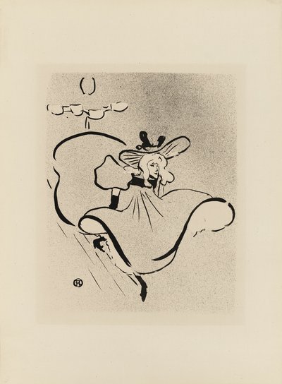 Jane Avril, aus Le Café-Concert von Henri de Toulouse-Lautrec