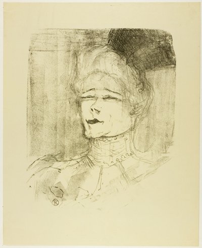 Jeanne Granier, fra Treize Lithographies av Henri de Toulouse-Lautrec