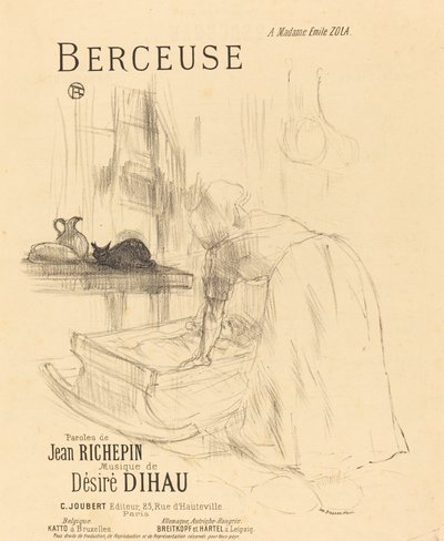La Berceuse, 1895-1896 von Henri de Toulouse Lautrec