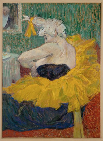 La Clowness Cha-U-Kao, Schauspielerin im Moulin Rouge von Henri de Toulouse-Lautrec