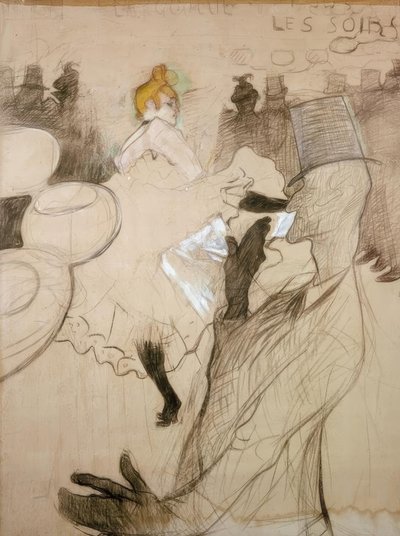 La Goulue og Valentin den beinløse av Henri de Toulouse Lautrec