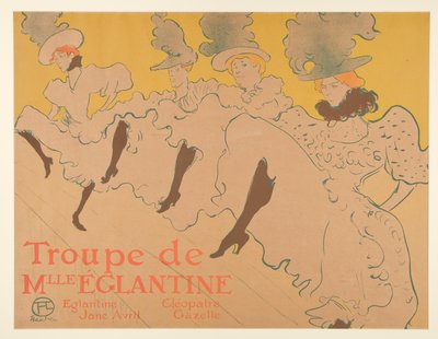 Troppen til Mademoiselle Eglantine (Mademoiselle Eglantine av Henri de Toulouse Lautrec
