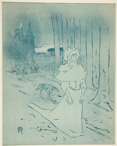 Herregårdsfruen eller omen av Henri de Toulouse Lautrec