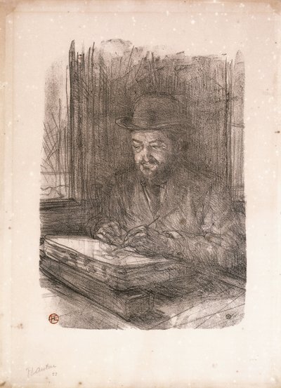 Den gode gravøren, Adolphe Albert, 1898 av Henri de Toulouse Lautrec