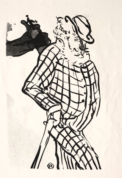 Le Café-concert: Chanteur Américain, 1893 von Henri de Toulouse Lautrec