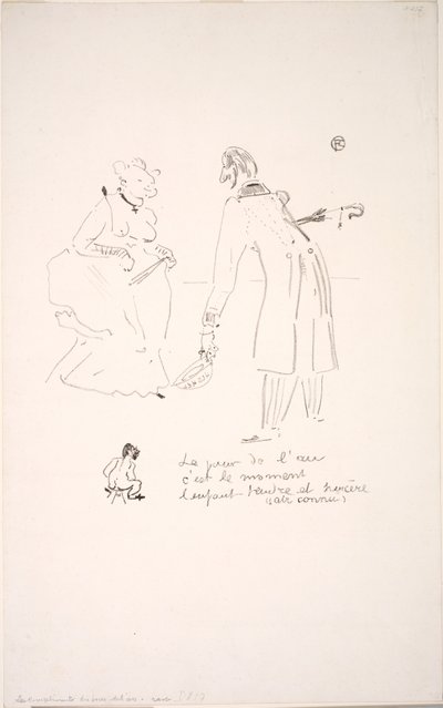 Das Neujahrskompliment von Henri de Toulouse Lautrec