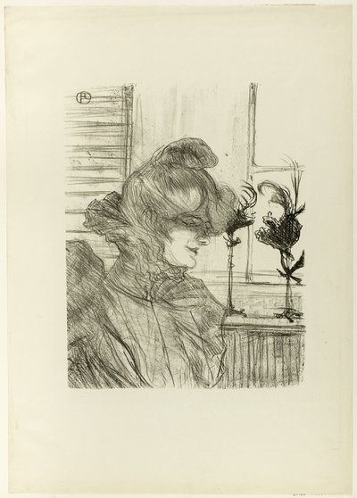 Le Margoin (Mademoiselle Louise Blouet) von Henri de Toulouse-Lautrec