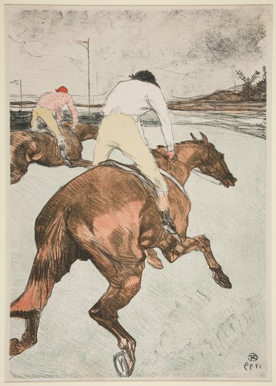 Der Jockey von Henri de Toulouse-Lautrec