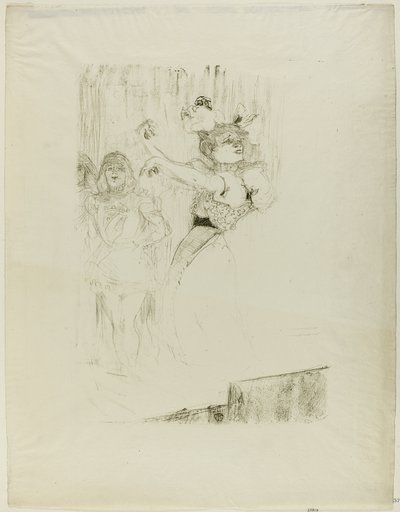 Långiver danser boleroen i Chilpéric av Henri de Toulouse Lautrec