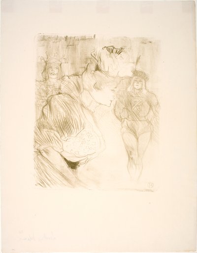 Långiver hilser av Henri de Toulouse-Lautrec