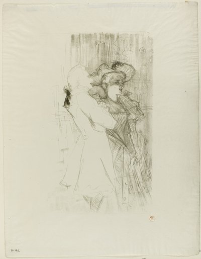 Lender und Auguez in La Chanson de Fortunio von Henri de Toulouse-Lautrec