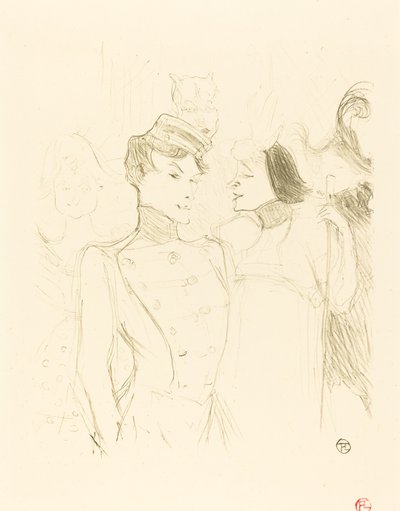 Lender und Lavalliere, 1895 von Henri de Toulouse Lautrec
