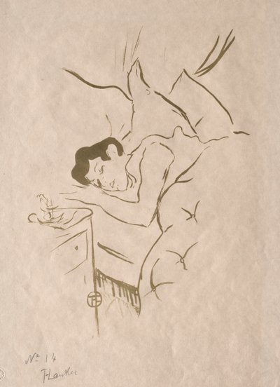 De gamle historiene: Din munn av Henri de Toulouse-Lautrec