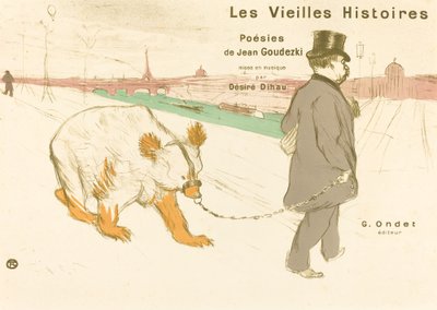 Les Vielles Histoires Titelblatt von Henri de Toulouse Lautrec