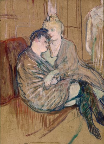 De to vennene av Henri de Toulouse Lautrec