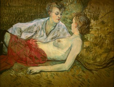 Die zwei Freundinnen von Henri de Toulouse Lautrec