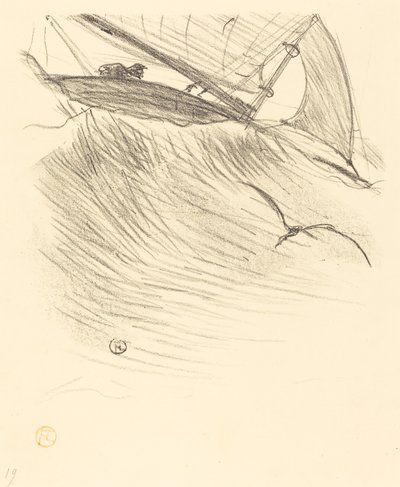 Sjøsvalene, 1895. av Henri de Toulouse Lautrec