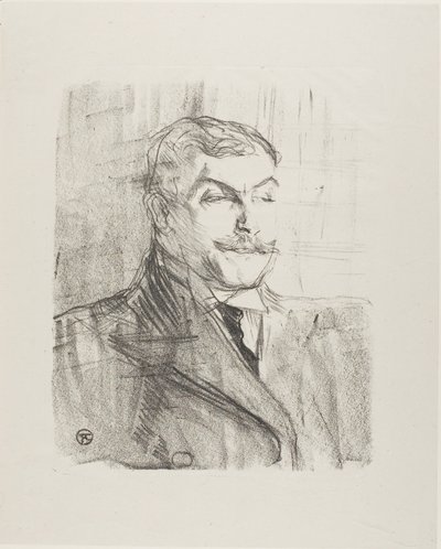 Lucien Guitry, fra Treize Lithographies av Henri de Toulouse-Lautrec