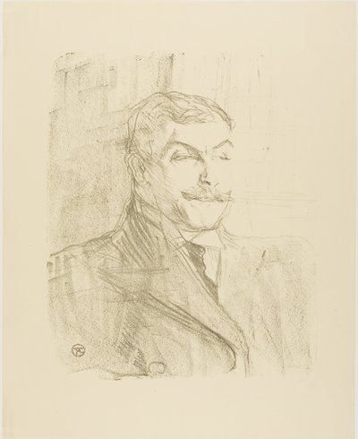 Lucien Guitry, aus Treize Lithographies von Henri de Toulouse-Lautrec